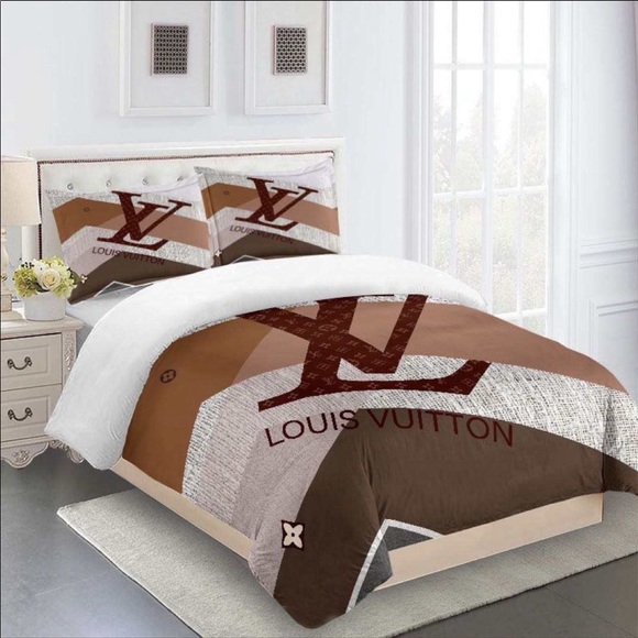 LV Inspired Bed Set